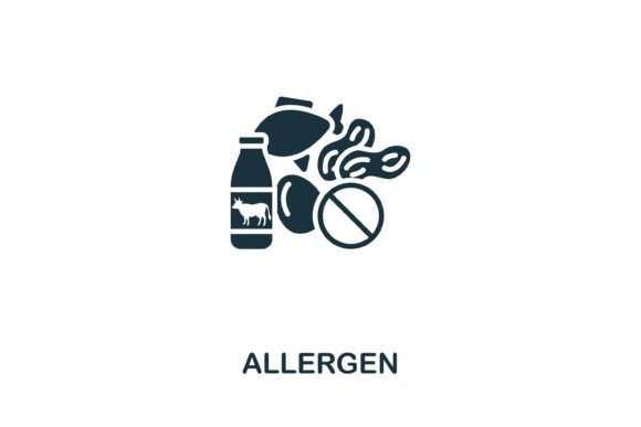 Allergen Icon for Modern Branding