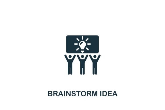 Brainstorm Idea Icon Graphics for Digital Sellers
