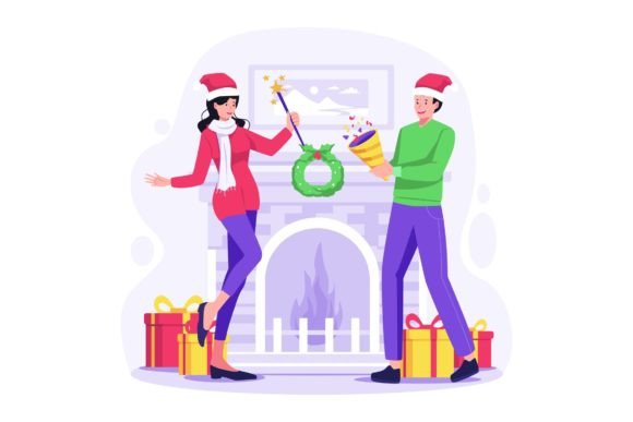 Christmas Party Graphics for Handmade Creators