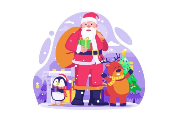 Christmas Santa Claus Illustration