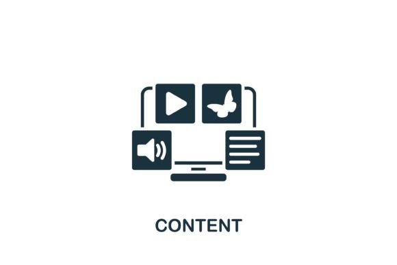 Content Icon Graphics for Modern Branding