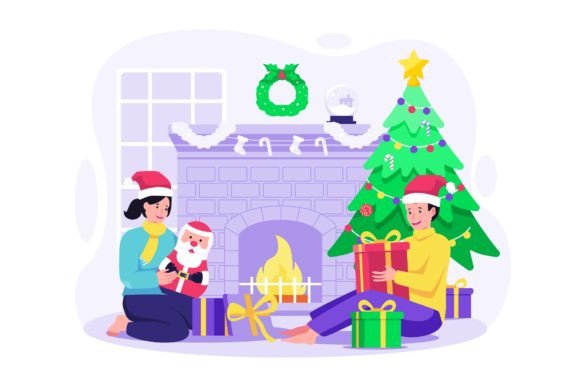 Cozy Holiday Graphic for Seasonal Projects