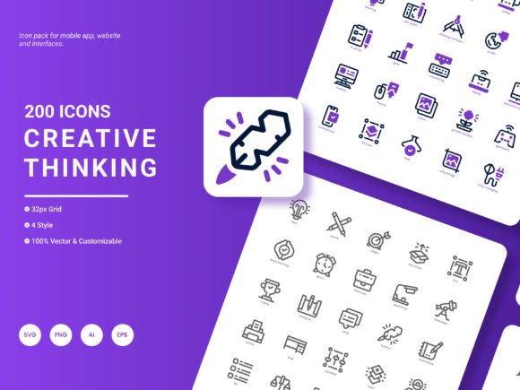 Creative Thinking Graphics for Modern Design