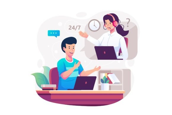 Customer Service Graphics for Modern Branding