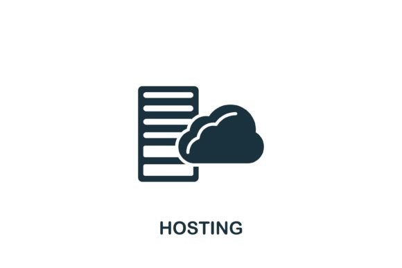 Hosting Icon Graphics for Modern Design