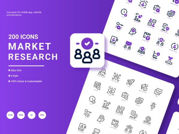 Market Research Icon Pack Review