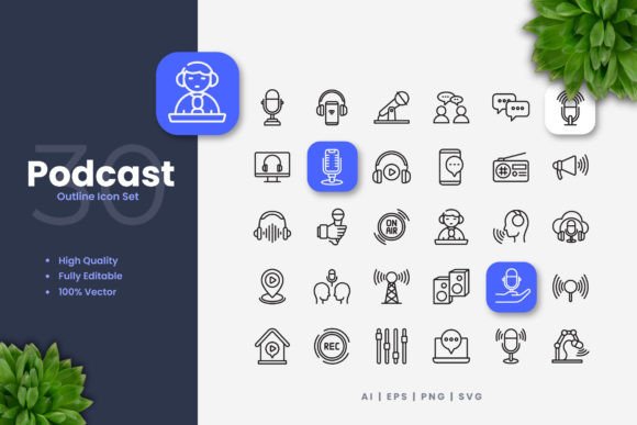Podcast Icons: A Graphic Designer’s Take