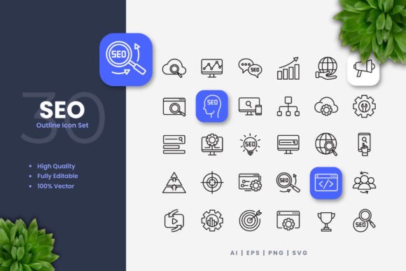 Seo Icons: A Graphic Design Asset for Modern Branding